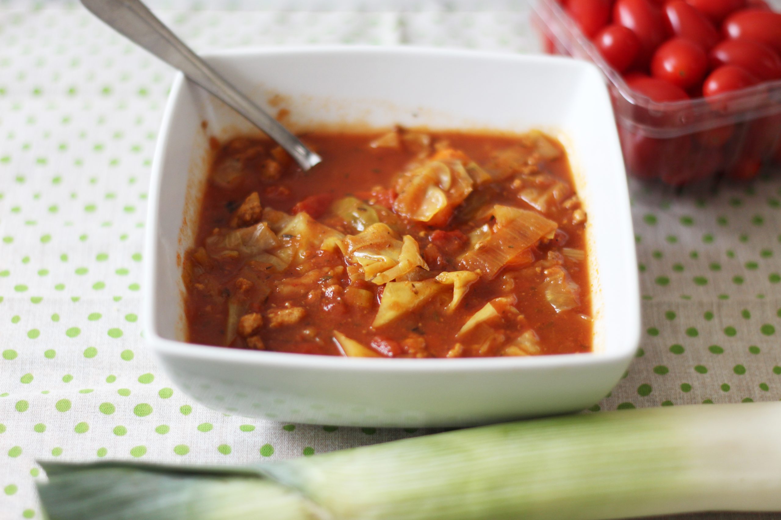 Cabbage Leek Soup