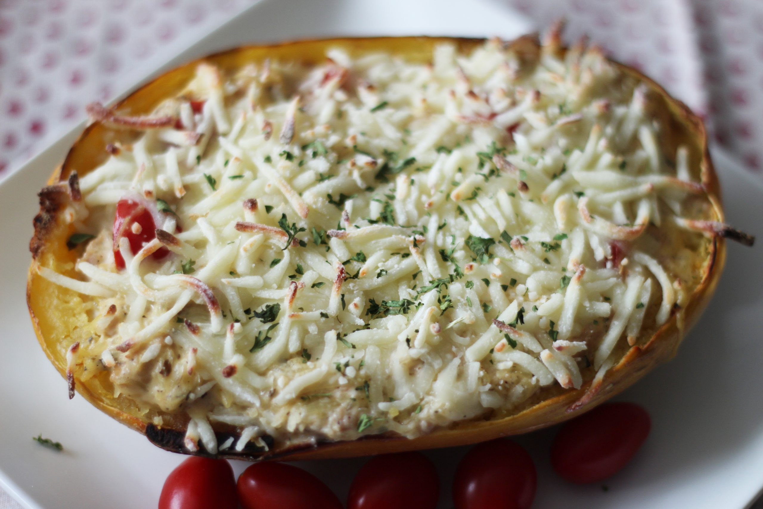 Caprese Stuffed Spaghetti Squash