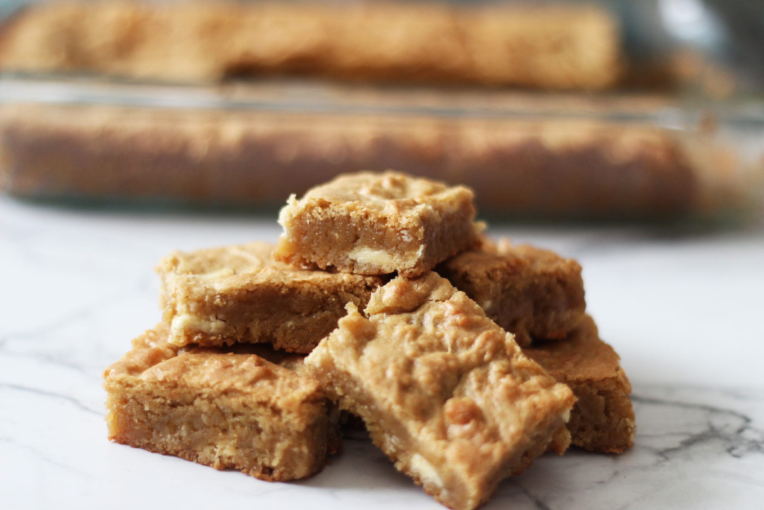 White Chocolate Chunk Blondies